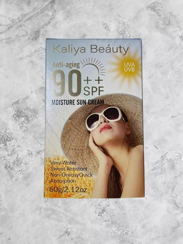 2 Protector Solar 90spf Kaliya Beáuty Resistent Al Agua 60ml