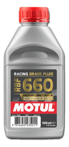 Liquido De Freno Rbf 660 Motul 500ml Factory Line