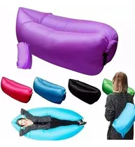 Comprar Sillón Puff Inflable Cama De Aire Sofa Playa Pileta Jardin