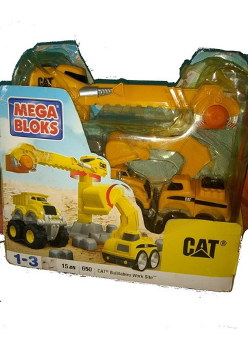 Mega Bloks Cat Sitio De Trabajo De Construcciones