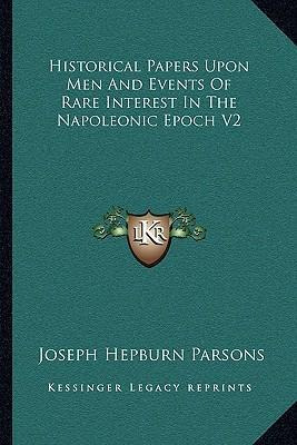 Libro Historical Papers Upon Men And Events Of Rare Inter...
