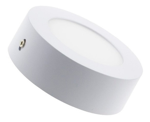 Imagen 1 de 8 de Plafón Panel Led Superficie Redondo 6w - Todoenled