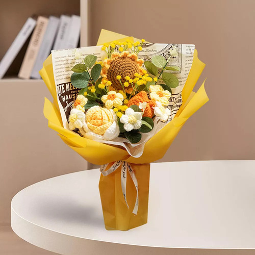 - Ramo De Flores Completo De Ganchillo, Ramo De Flores