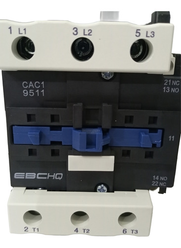 Contactor Tripolar Cac1-d9511, 95 Amp / 220vac, Ebchq.