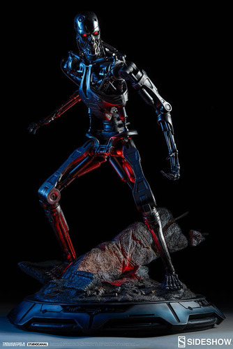 Terminator T-800 Endoskeleton Estatua Sideshow
