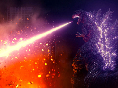 Set Figuras Shin Godzilla 2 Pzas Atomic Blast Gojira 17x28cm