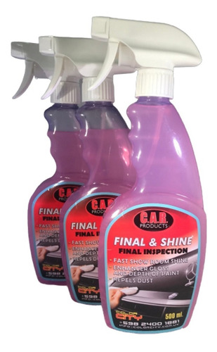 Final Shine Lavado Brillo Rapido Quick  Auto+micro 500ml F01