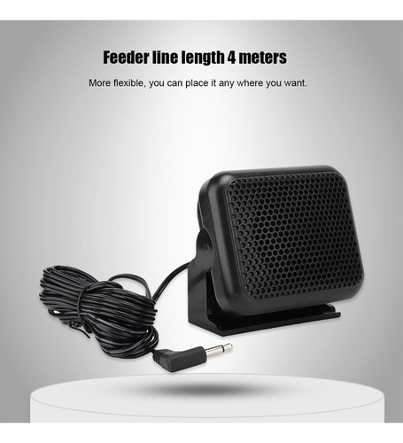 Mini Altavoz Externo De Radio Móvil De Coche Para Yaesu Ft-7