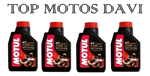 Troca 4 Óleo Motor Moto Motul 7100 20w 50 Sintético