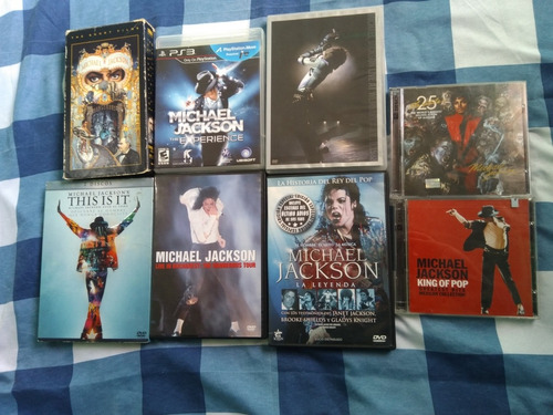 Colección De Michael Jackson Boxset Lote Dvds Cds Discos