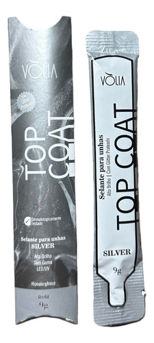 Top Coat Selante Sache Refil 9g - Volia Cor Silver