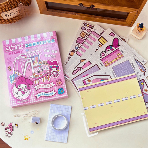 Set Armable Cafeteria Diy Kuromi Y My Melody Sanrio