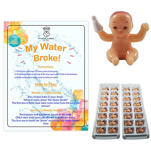 My Water Broke Baby Shower Game De Shower Games Co Mini...