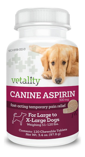 Aspirina Canina Para Perros Del Perros Grandes Sabor Al Higa