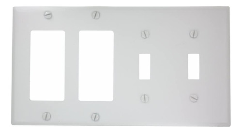 Leviton - Placa De Pared Con Combinacion De Dispositivos Gf