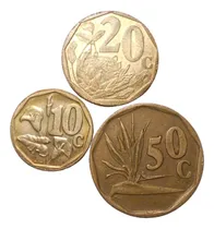 Comprar Sudáfrica Lote De 10 - 20 Y 50  Cents 1991 - 1998 - 1999 Exc