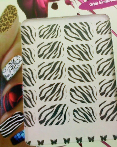 Adesivo Decalque Unhas Inteiras Makeup Nails Tigresa