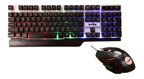 Teclado Y Mouse Gamer Weibo Wb-550 Rgb