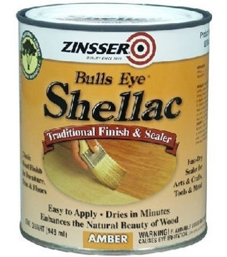 Rust-oleum Zinsser 704h 1-quart Bulls Eye Ámbar Shellac