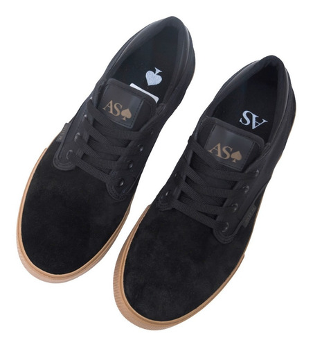 Imagen 6 de 9 de Zapatillas Urbanas Hombre Nauticas Lona Cuero Panchas Skate