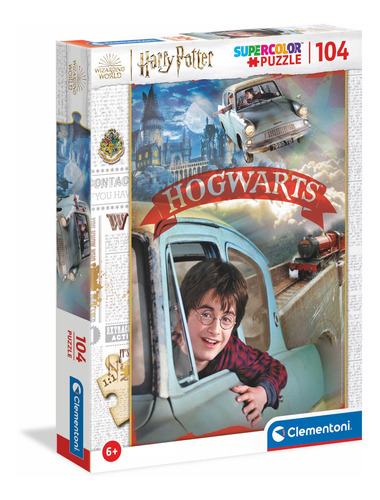 Puzzle Harry Potter Hogwarts 104 Pz Clementoni Ford Anglia