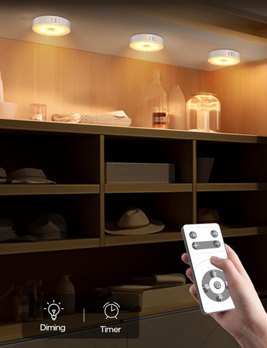Luces Led Recargables Para Debajo Del Gabinete Con Sensor De