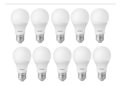 10 Lâmpadas Led  12w E27 Bivolt Iluminação Econômica