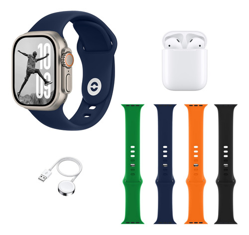 Smartwatch Ultra S9 2,02 Llamadas Notificaciones Combo 2024