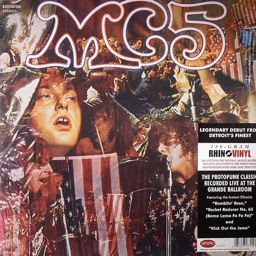 Mc5 Kick Out The Jams Vinilo Nuevo Lp Importado Remastered