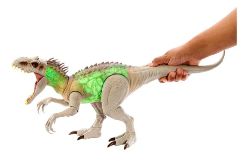 comprar Jurassic World Indominus Rex Camuflaje Y Combate Luz Sonido