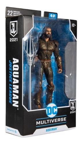 Imagen 7 de 7 de Aquaman Figura De Coleccion Dc Multiverse Justice League