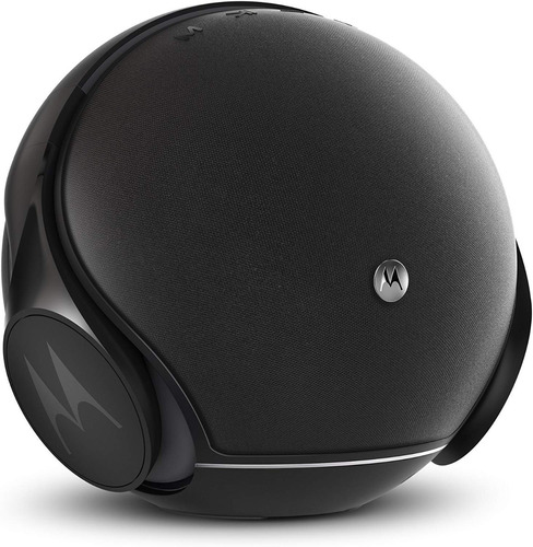 Bocina Motorola Sphere + Audífonos Bluetooth 2 En 1 Orig. Color Negro