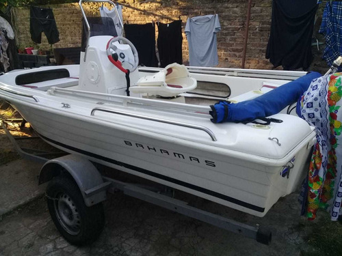 Lancha Bahamas 400 + Yamaha 15hp 2t Como Nueva Oportunidad