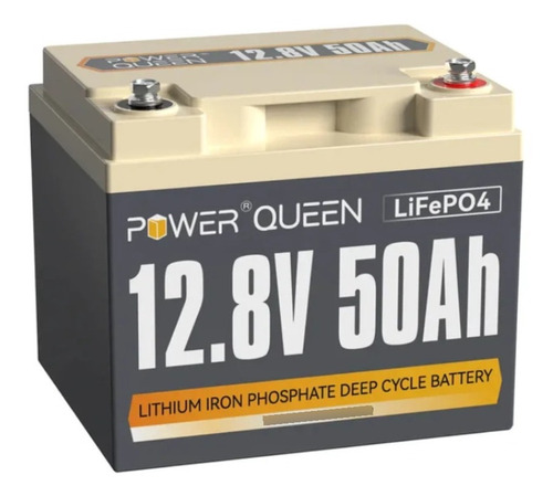 Bateria De Litio Power Queen Ciclo Profundo 50ah 12.8v
