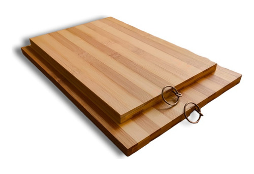 Set 2 Tablas De Bambú Para Picar Alimentos Ecológica