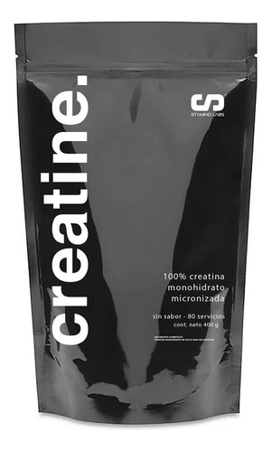 Creatina Monohidrato En Polvo 400g 80 Serv Stamino Labs Sfn