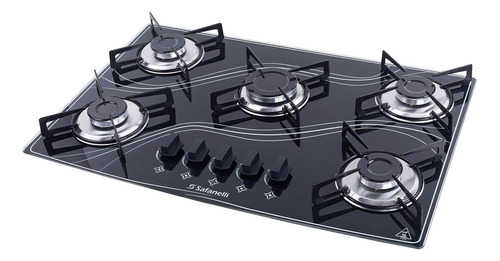 Kit Forno Inox Bancada 45l + Cooktop 5 Bocas ! 220v