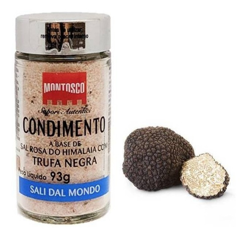 Sal Rosa Do Himalaia Com Trufa Negra Italiano Montosco 93g