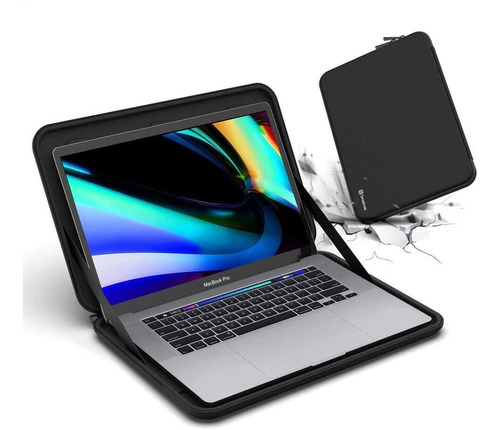 Funda Negra Para Notebook De 12.4-13 In, Compatible/porta...