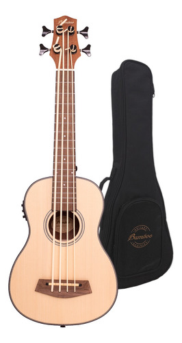 Bajo Ukulele Bamboo Modelo  U-bass Natural