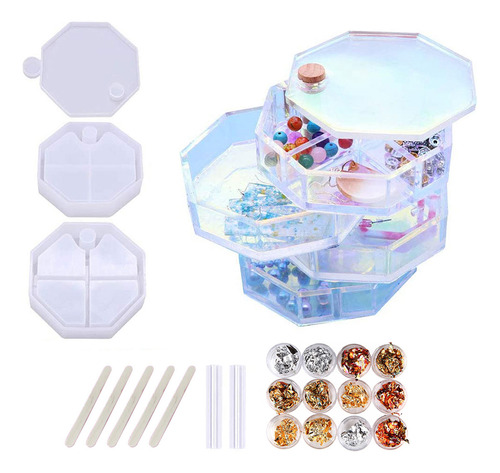 Moldes De Resina En Forma De Caja Moldes De Silicona Para Fu