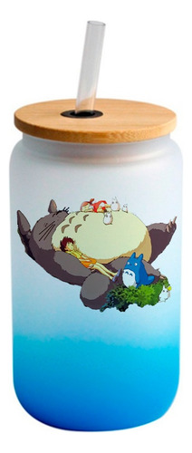Vaso Cristal Mi Vecino Totoro Studio Ghibli Varios Modelos