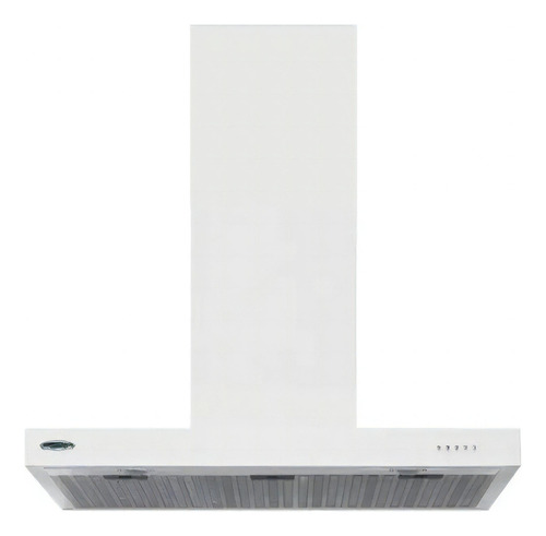 Campana Cocina Acero Slim 3vel 60cm Doble Turbina Luz Led Color Blanco