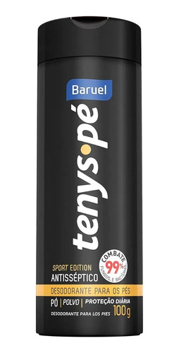 Tenys Pé Baruel Em Pó Antissép Sport Edition 100g Kit C/04
