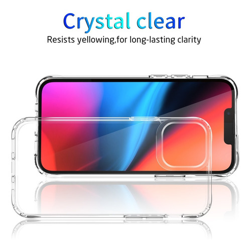 Imagen 3 de 7 de Carcasa Para iPhone 13 Pro Max Magsafe Transparente