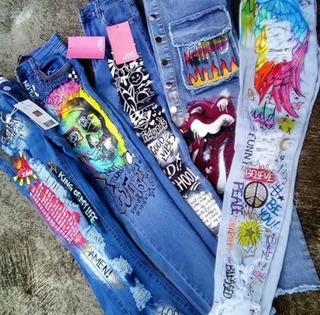 Pantalon Jean Personalizado Hombre | MercadoLibre 📦
