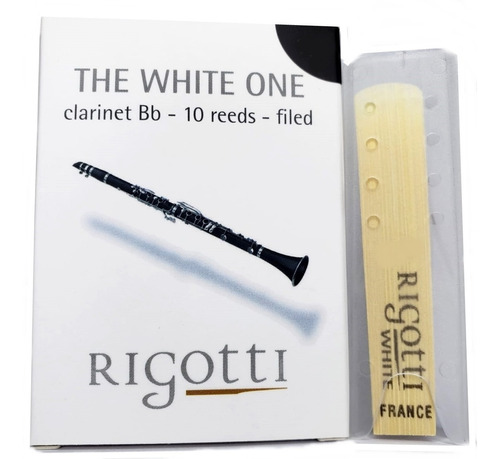 Palheta Rigotti The White One Para Clarinete - Escolha O Nº