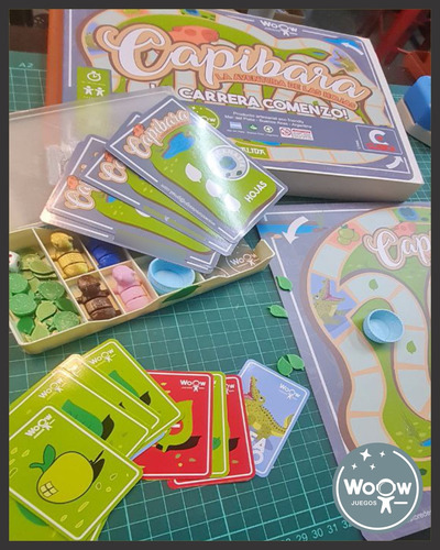 Capibara La Aventura De Las Hojas Juego De Mesa Para Niños