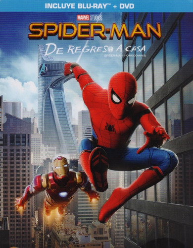 Spiderman De Regreso A Casa Homecoming Marvel Blu-ray + Dvd