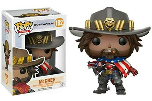 ¡popular! Juegos: Overwatch Usa Mccree Exclusive Vinyl Figu